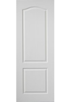 White Primed Classique Textured FD30 Fire Door