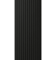 Black Metallic Wall Panelling