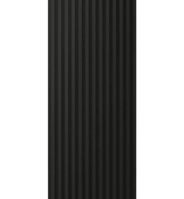 Black Metallic Wall Panelling