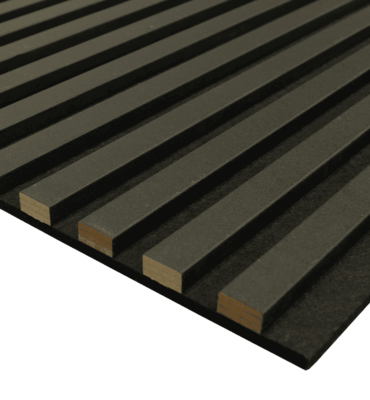Black Metallic Wall Panelling