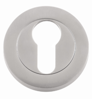 Eclipse Euro Profile Escutcheon - Satin Chrome