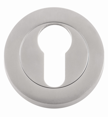 Eclipse Euro Profile Escutcheon - Satin Chrome