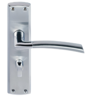 Tifosi Lever Bathroom - Satin Chrome & Polished Chrome