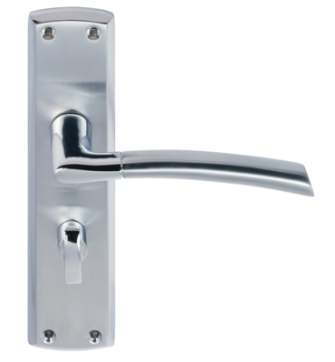 Tifosi Lever Bathroom - Satin Chrome & Polished Chrome