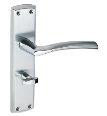 Tifosi Lever Bathroom - Satin Chrome & Polished Chrome
