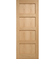Pre-Finished Oak LP Shaker 4 Panel