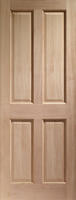 Hardwood Colonial 4 Panel Pre-Hung Doorset