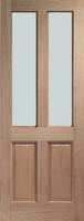 Pre-Hung Hardwood Malton with Obscure Glass Doorset