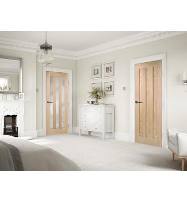 Oak Utah 3 Light Frosted Glazed