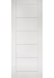 White Primed Seville FD60 Fire Door