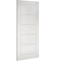 White Primed Seville FD60 Fire Door