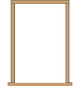 Double Heavy Section Oak Pair Frame