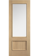 Pre-Finished Oak Murcia Clear Glazed Door