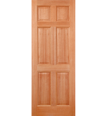 Hardwood Colonial 6 Panel - Mortice & Tenon