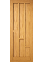 Pre-Finished Oak Nevada FD30 Fire Door