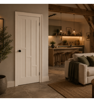 White Primed Nevada Internal Door