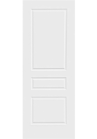 Pre-Finished White Laminate 3 Panel FD30 Fire Door