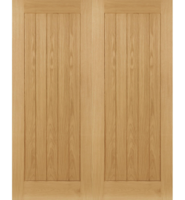 Oak Ely FD30 Fire Door Pair