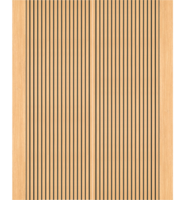 Pre-Finished Oak Malmo with Black Inlays FD30 Fire Door Pair