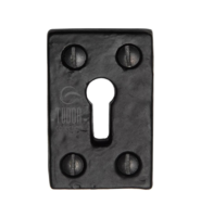 Tudor Standard Black Iron Square Escutcheon