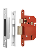 High Security Fortress Mortice Sashlock Satin Chrome 64mm