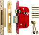 High Security Fortress Mortice Sashlock Satin Chrome 64mm