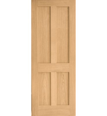 Internal Oak Bristol 4 Panel Fire Door