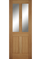 Oak Bristol 2 Light 2 Panel