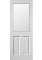 Canterbury 1 Light Clear Glazed Textured FD30 Fire Door