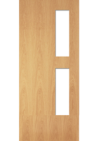 GO3 Oak Flush FD30 Fire Door