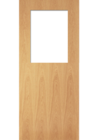 GO2 Oak Flush FD30 Fire Door