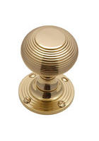 Reeded Mortice Knob