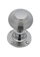 Reeded Mortice Knob
