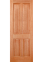 Hardwood Colonial 4 Panel