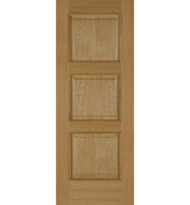 Internal Oak Madrid 3 Panel Fire Door