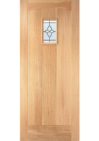 Cottage Oak Glazed Pre-Hung Doorset