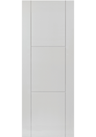 White Primed Mistral FD30 Fire Door