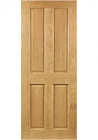 Pre-Finished Oak Bury FD30 Fire Door