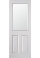 Canterbury 1 Light Clear Glazed Smooth FD30 Fire Door