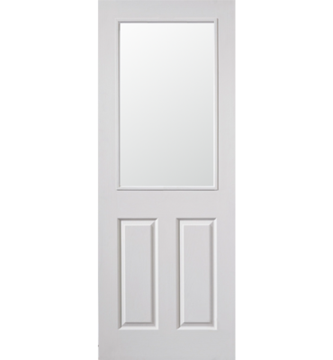 Canterbury 1 Light Clear Glazed Smooth Fire Door