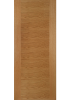 Pre-Finished Oak SS Iseo FD30 Fire Door