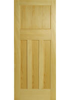 Clear Pine 1930's 4 Panel FD30 Fire Door