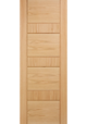 Pre-Finished Oak Edmonton FD30 Fire Door