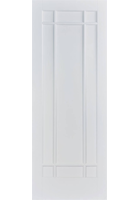 White Primed Manhattan FD30 Fire Door