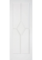 White Primed Reims FD30 Fire Door