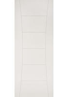 White Primed Pamplona FD30 Fire Door