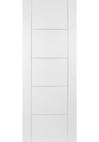 White Primed Iseo FD30 Fire Door