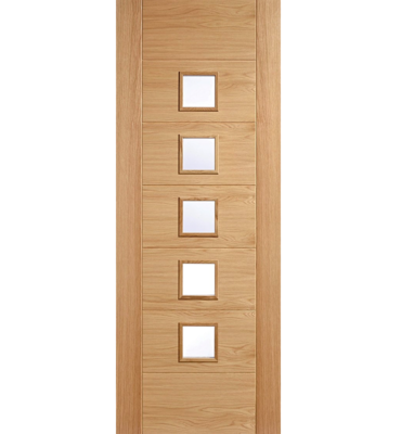Oak Carini Clear Glazed