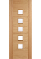 Oak Carini Clear Glazed