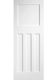White Primed DX 30s Style FD30 Fire Door